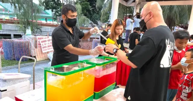 Dream Station's live food station offerings: Traditional drink
