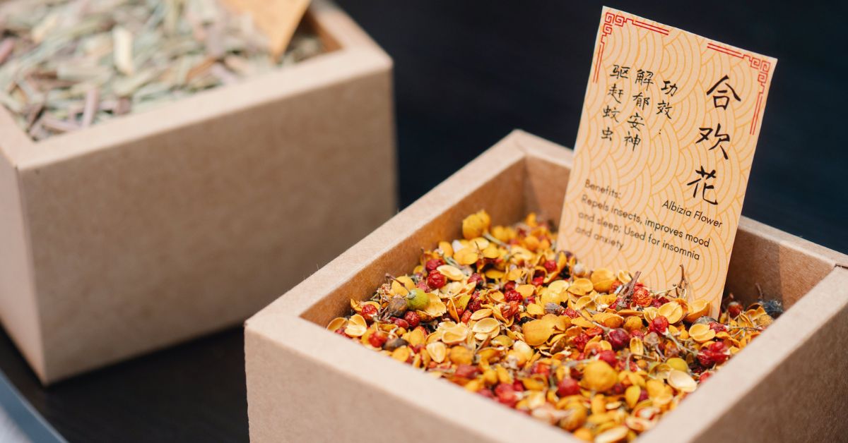 Dream Station's herbal sachet DIY station