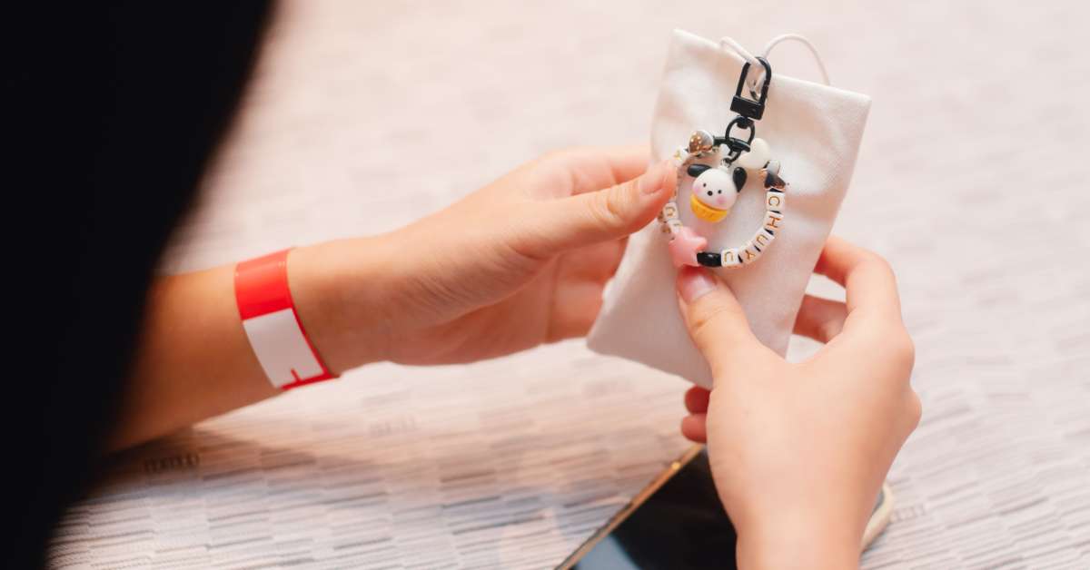 Dream Station's keychain making workshop