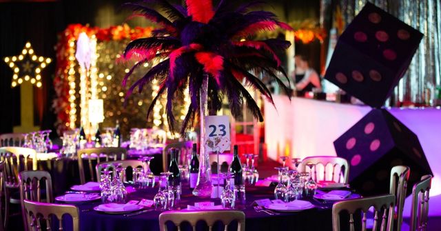 Casino-Inspired Dinner And Dance Theme