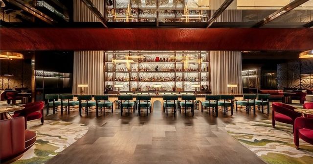 Stylish dinner and dance lounge at Plume