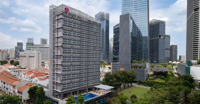 Overview of the Orchard Hotel building
