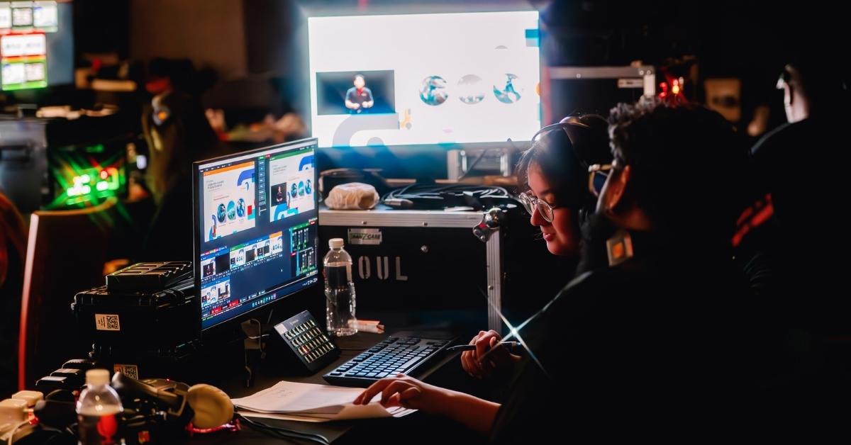 Dream Station staff is delivering a virtual event experience for client