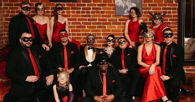 Masquerade Halloween party theme