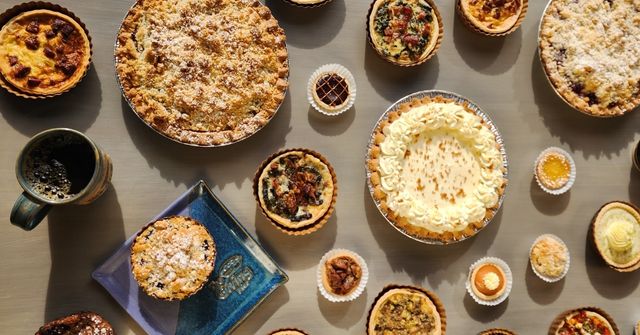 Thanksgiving office pie tasting contest