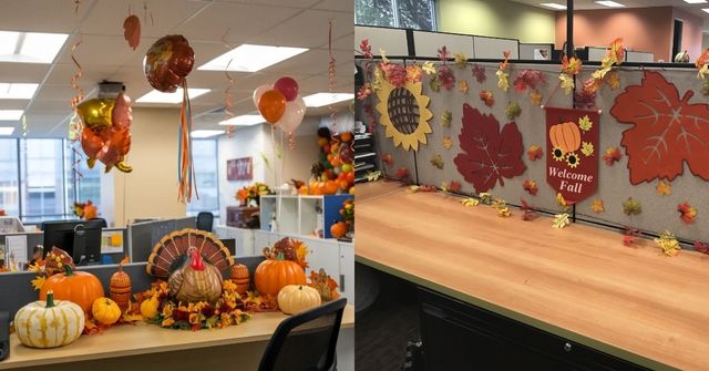 Office Thanksgiving decor ideas