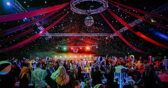 An overview of Christmas party for a company's employees