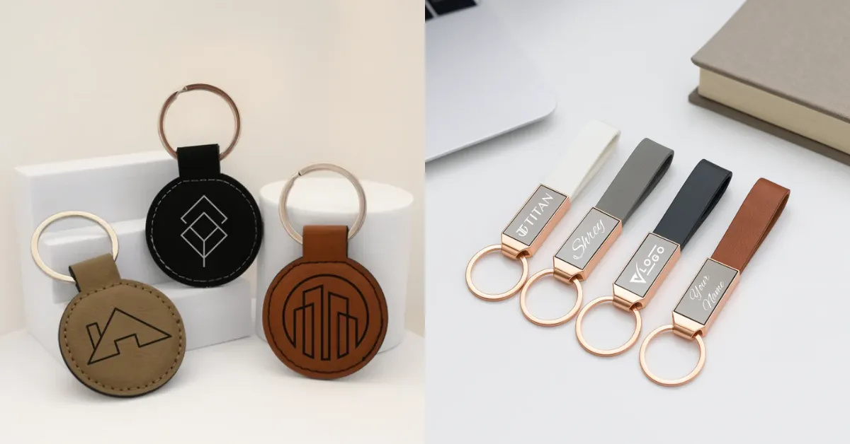 Keychains as conference attendee gifts