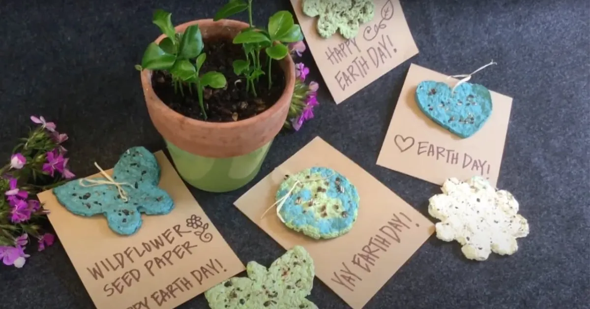 Seed paper products as a sustainable conference gifts