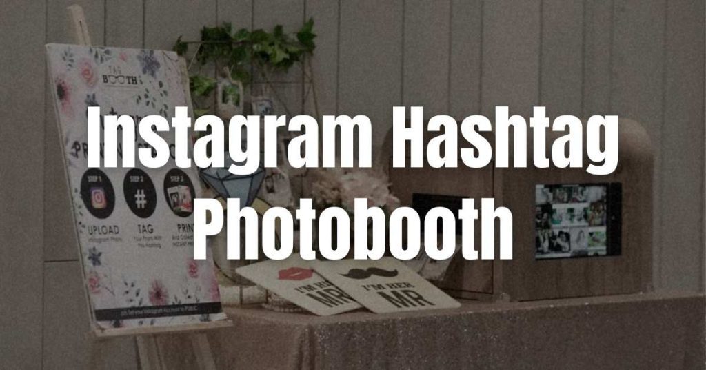 Service banner: Instagram Hashtag Photobooth