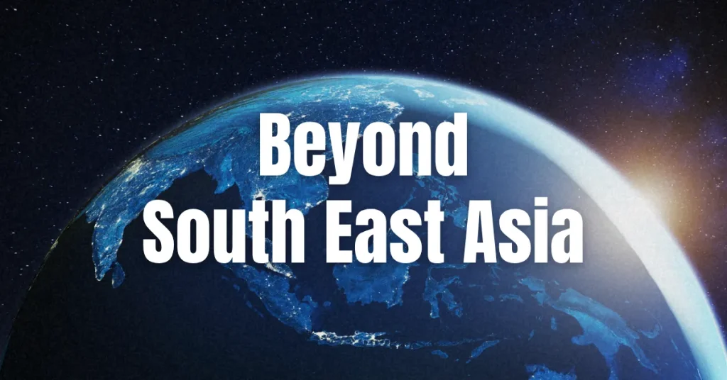 Banner introducing company offsite destinations outside South East Asia