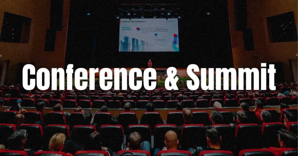 Banner linked to one of Dream Station's corporate event management services: Meeting, Conference, Summit, Convention