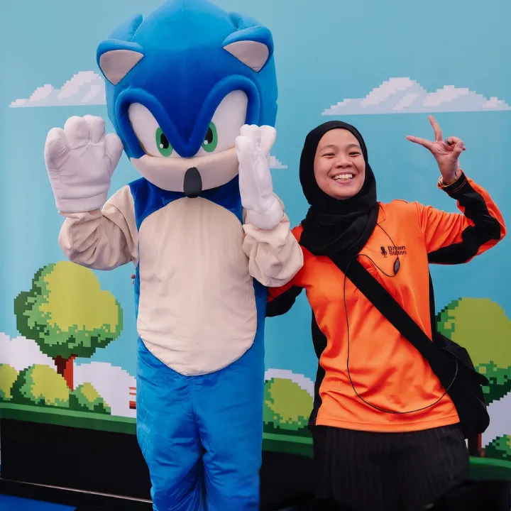 Dream Station staff working as a family day event organiser for a client