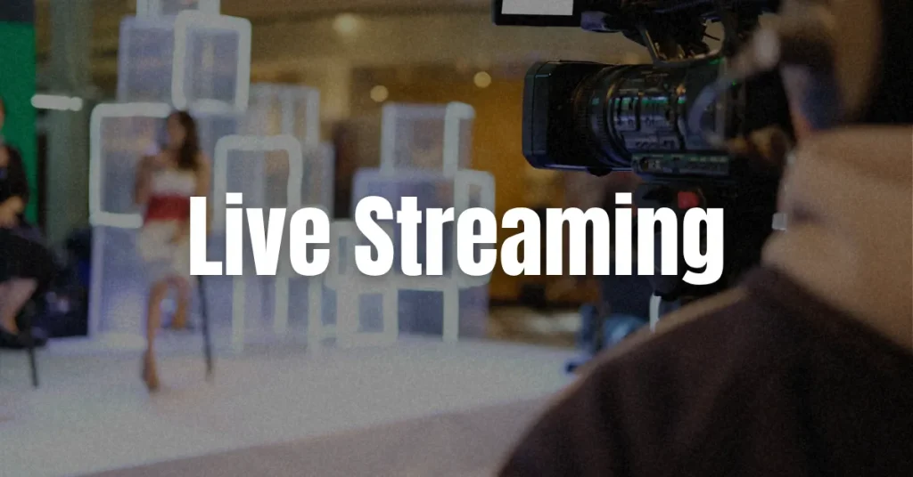 Banner linked to one of Dream Station's event production services: Live Streaming