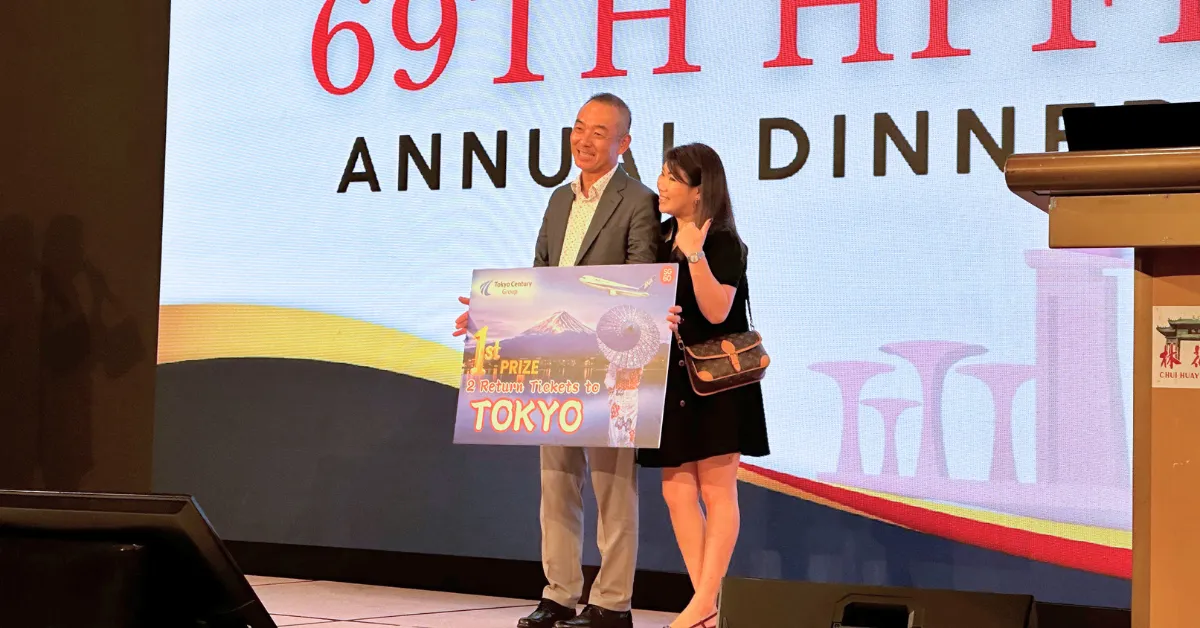 Grand lucky draw prize ideas for annual dinner: Vacation voucher
